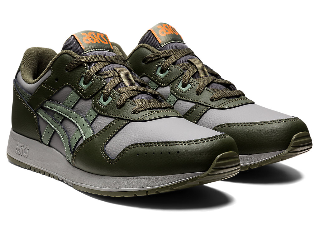 Men's Asics Lyte Classic Sneakers Grey / Green | 2570-TGVKA