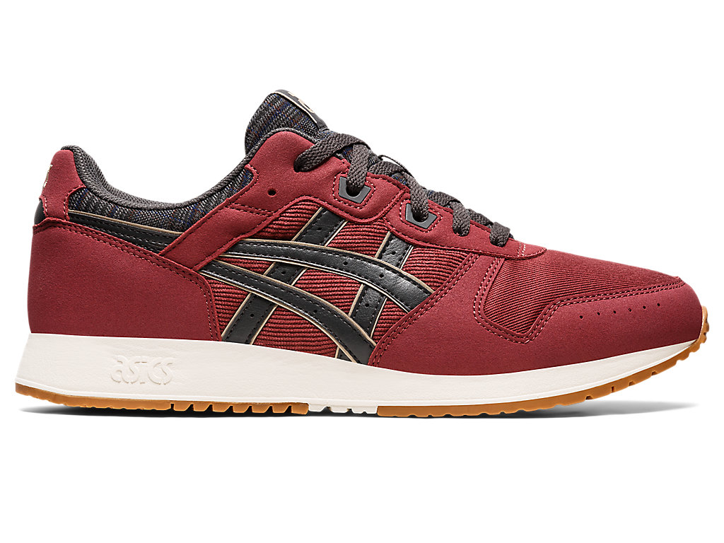 Men\'s Asics Lyte Classic Sneakers Red / Obsidian Grey | 8465-NBPLV