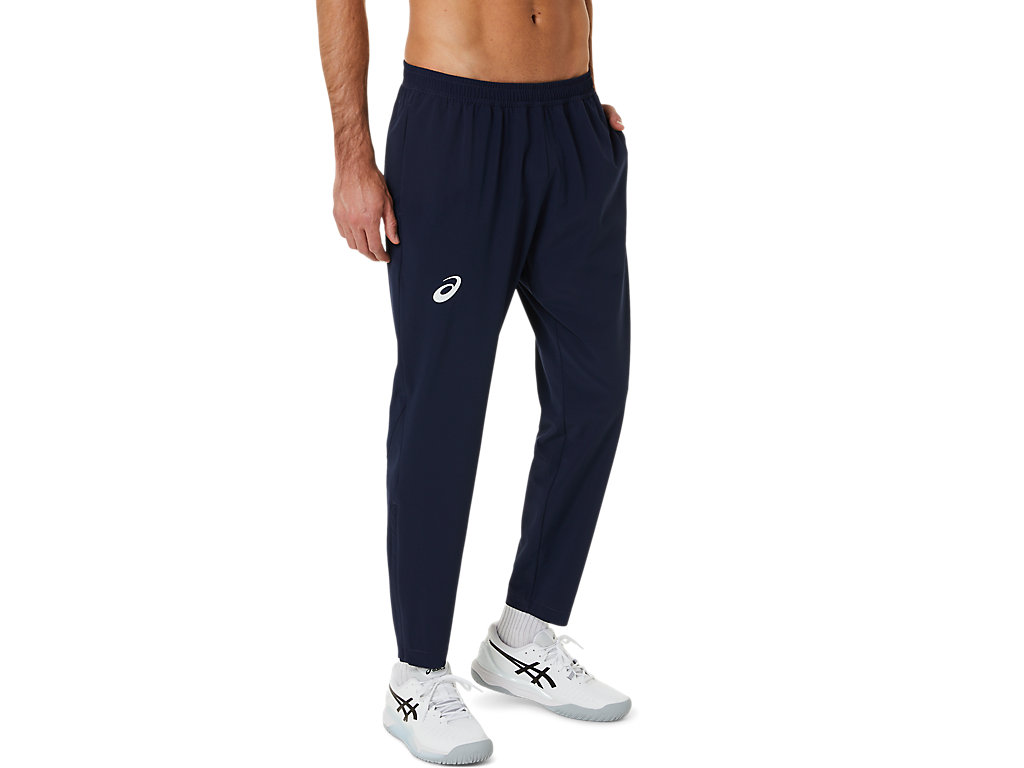 Men's Asics Match Pants Black | 4972-TMHQD