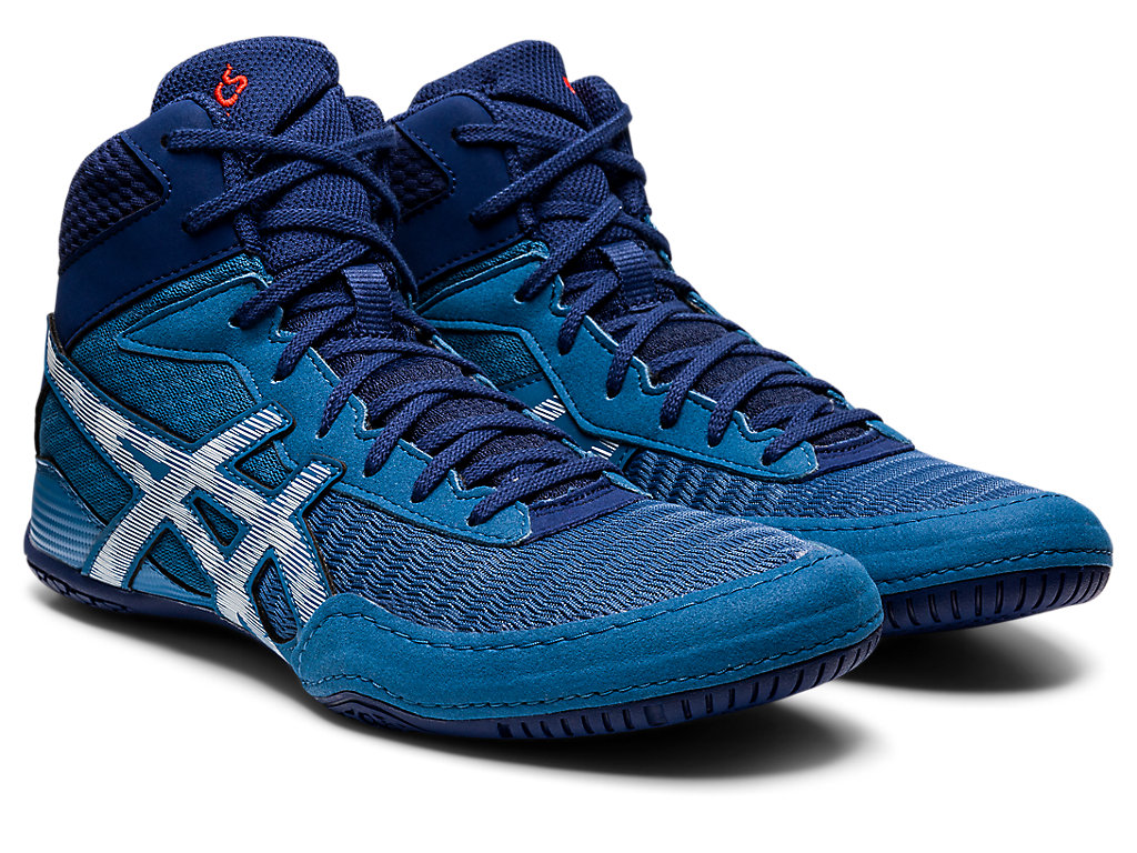 Men's Asics Matcontrol 2 Wrestling Shoes AZURE / Deep | 6493-QFMCU