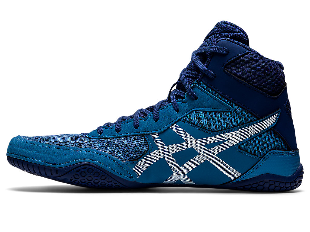 Men's Asics Matcontrol 2 Wrestling Shoes AZURE / Deep | 6493-QFMCU