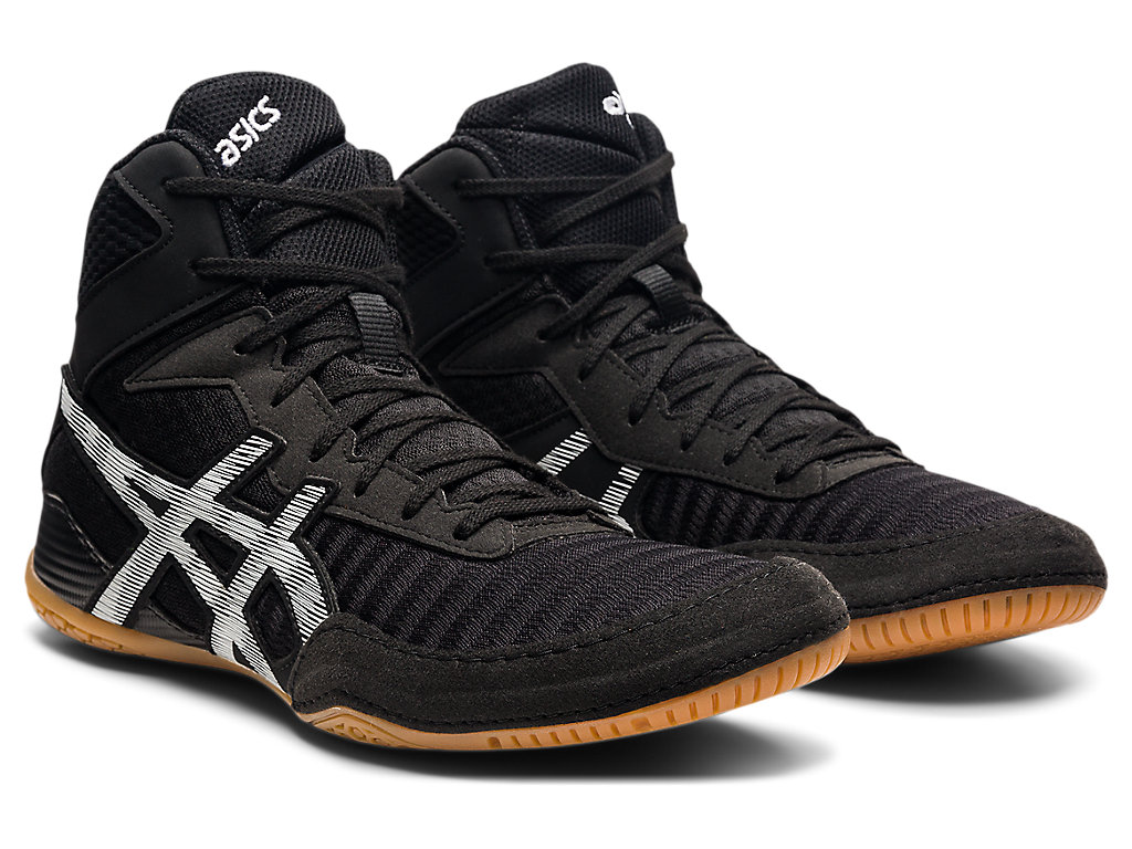 Men's Asics Matcontrol 2 Wrestling Shoes Black / White | 7820-YAMTN