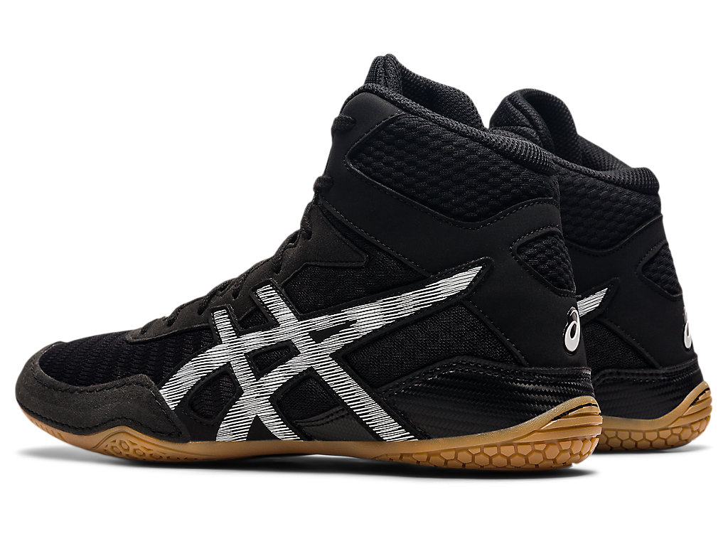 Men's Asics Matcontrol 2 Wrestling Shoes Black / White | 7820-YAMTN