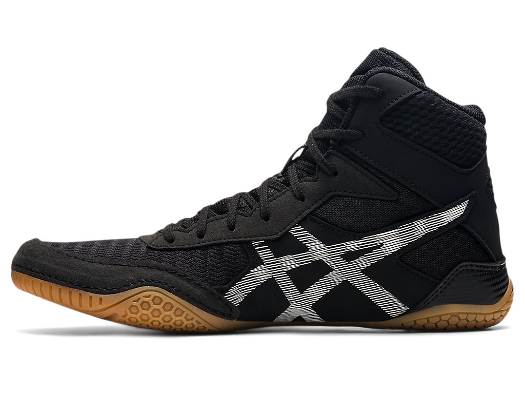 Men's Asics Matcontrol 2 Wrestling Shoes Black / White | 7820-YAMTN