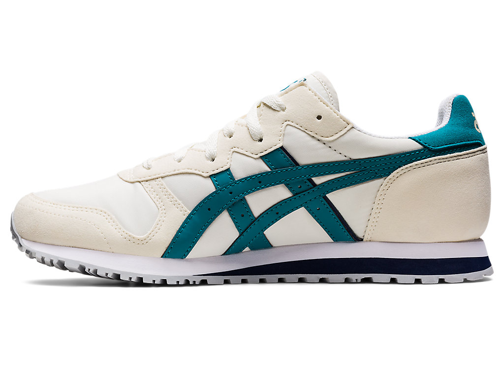 Men's Asics Oc Runner Sneakers Cream / Green | 2753-NUOXF