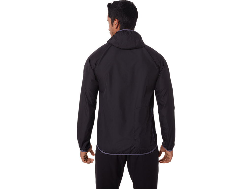 Men's Asics Packable Jackets Black | 7213-BMKYC