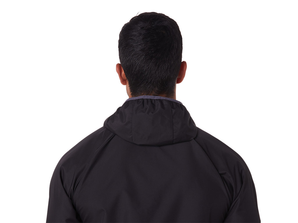 Men's Asics Packable Jackets Black | 7213-BMKYC