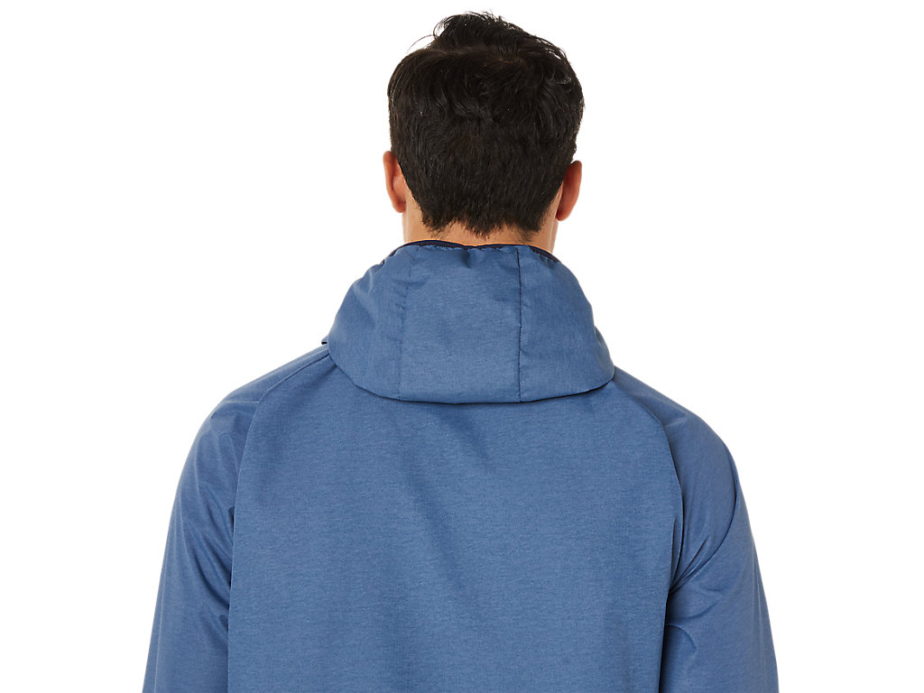 Men's Asics Packable Jackets Blue / Navy | 3872-PHCZL