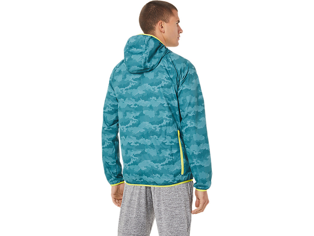 Men's Asics Packable Jackets Deep Green | 6012-VHQDE