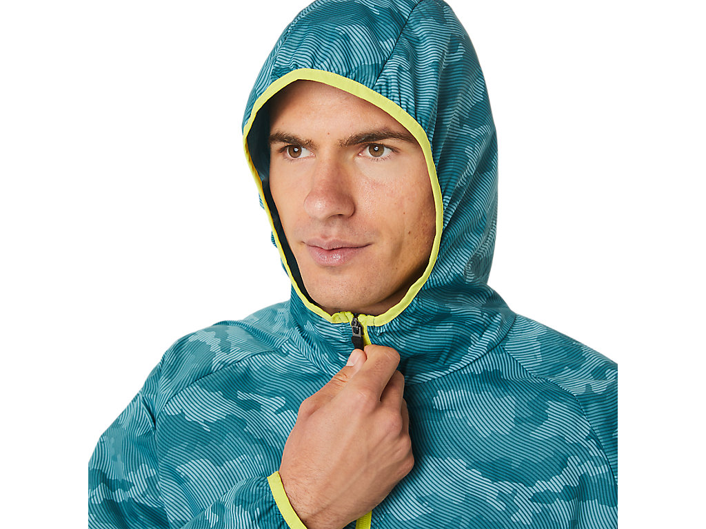 Men's Asics Packable Jackets Deep Green | 6012-VHQDE