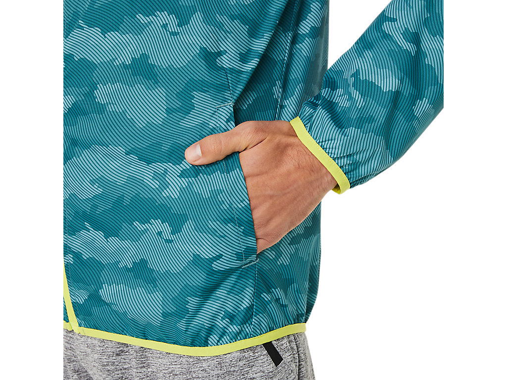 Men's Asics Packable Jackets Deep Green | 6012-VHQDE