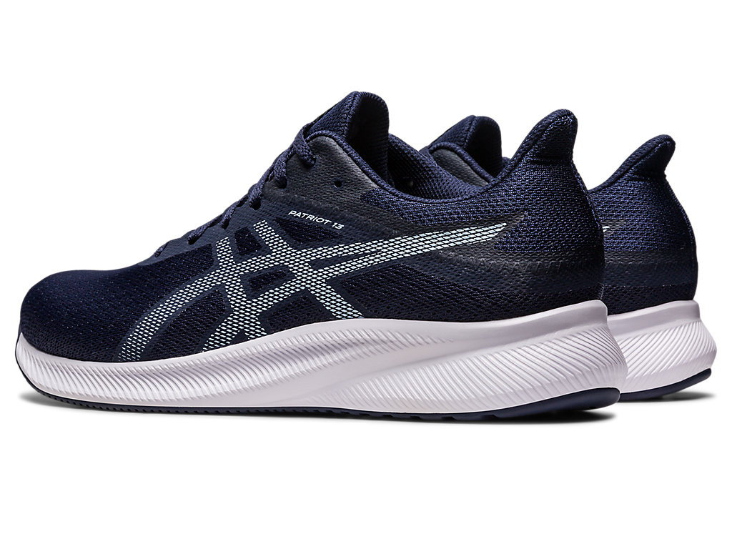 Men's Asics Patriot 13 Running Shoes Blue | 1690-VHQMB