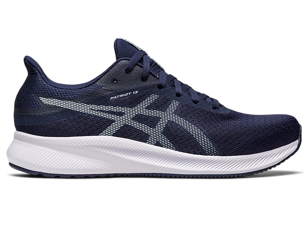 Men\'s Asics Patriot 13 Running Shoes Blue | 1690-VHQMB