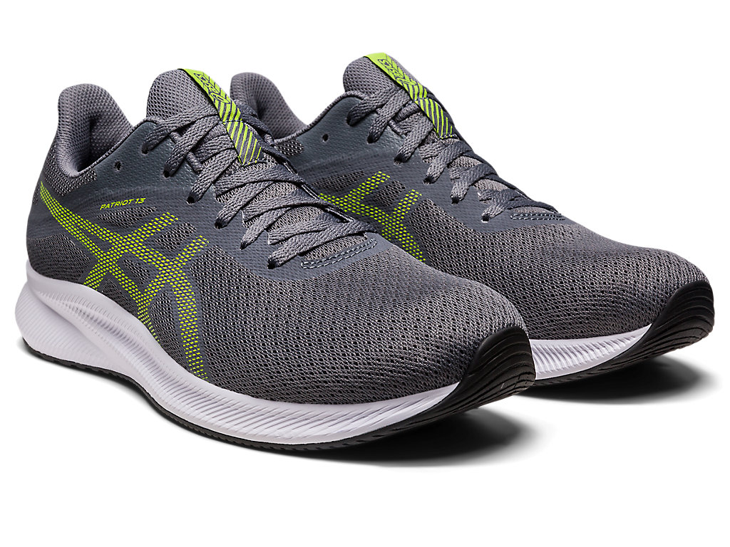 Men's Asics Patriot 13 Running Shoes Light Green | 0659-BUPCI