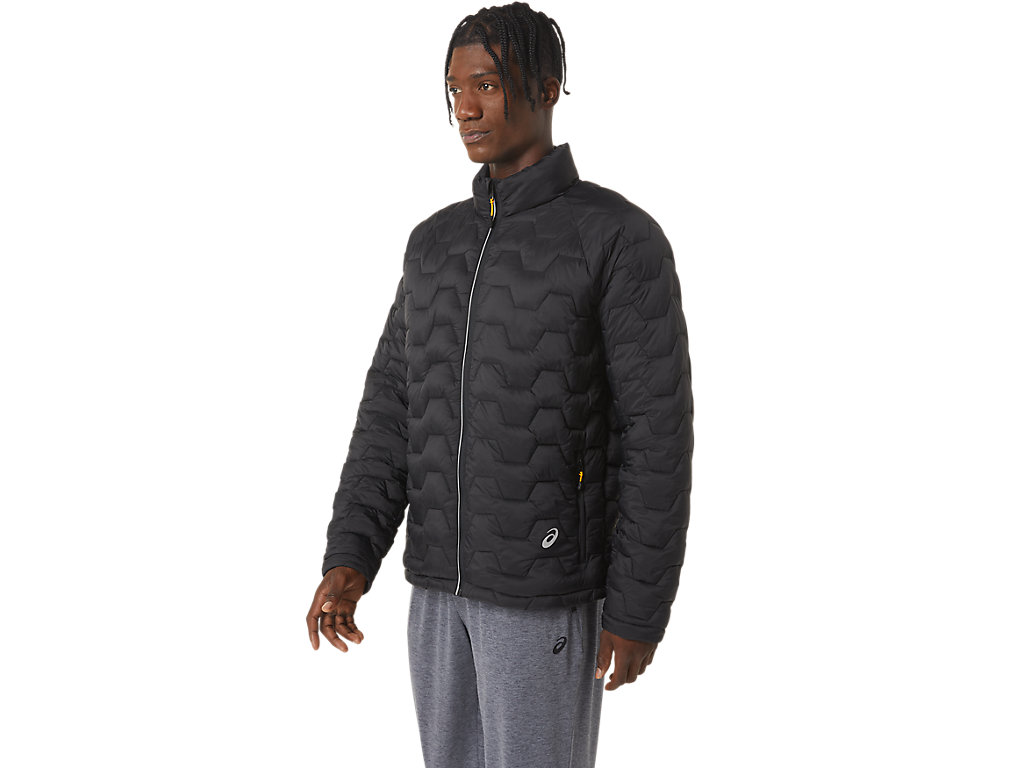 Men's Asics Performance Insulated Jackets Black | 3910-QERTK