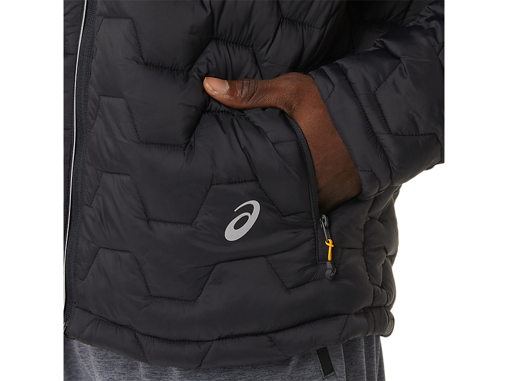 Men's Asics Performance Insulated Jackets Black | 3910-QERTK