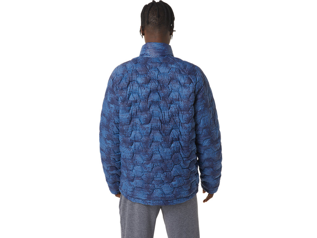 Men's Asics Performance Insulated Jackets Blue | 4583-EVIUL