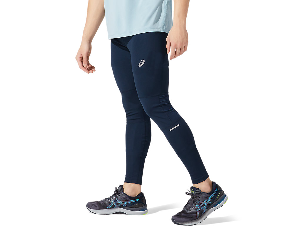 Men's Asics Race Pants Blue | 3756-KNCOZ