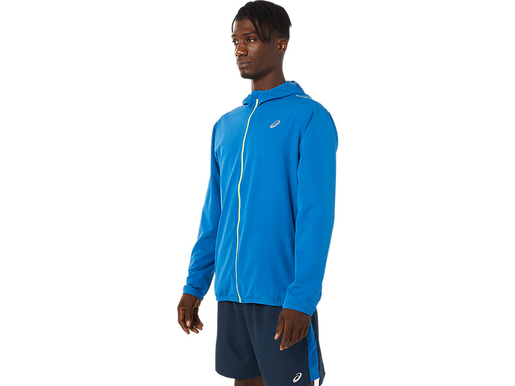 Men's Asics Ready-Set Jackets Green | 9736-RSLYF