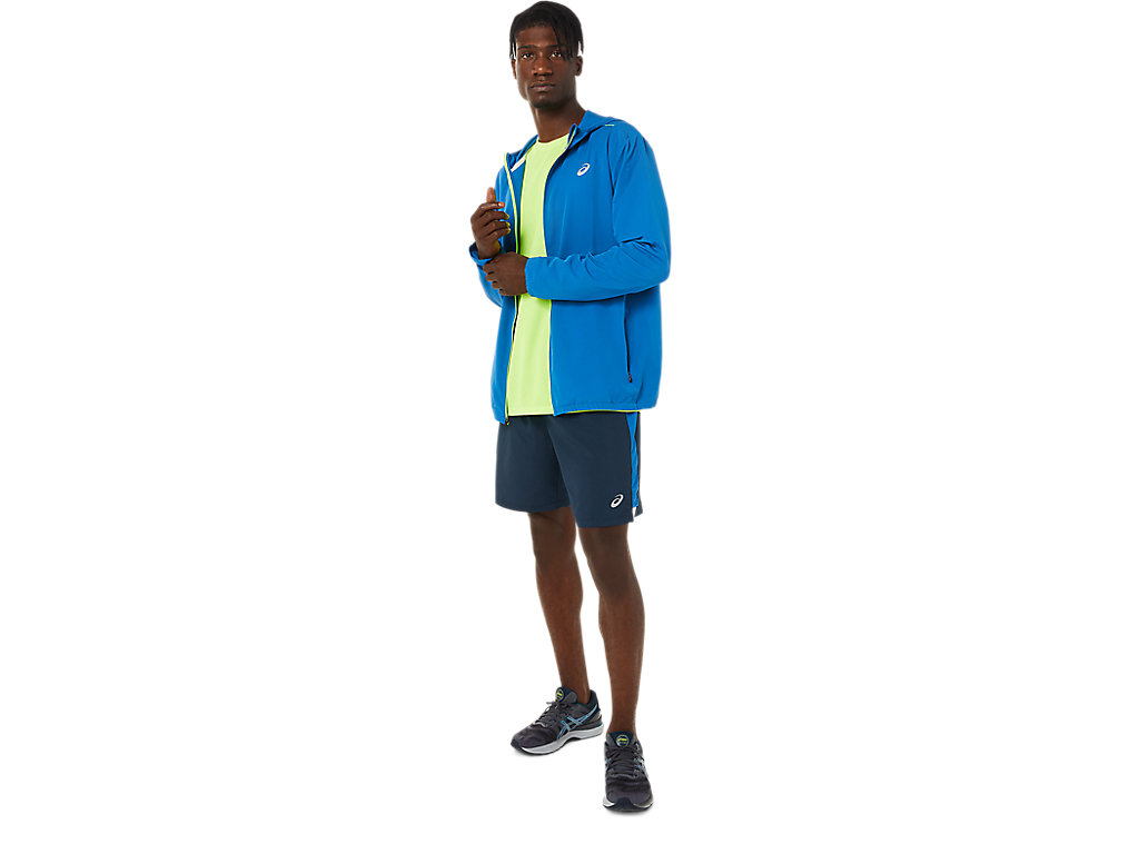 Men's Asics Ready-Set Jackets Green | 9736-RSLYF