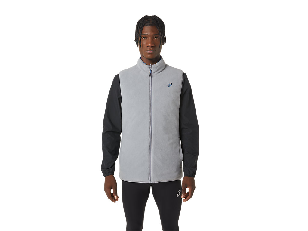 Men's Asics Reverse Ins Vest Jackets AZURE | 2075-NYWUP