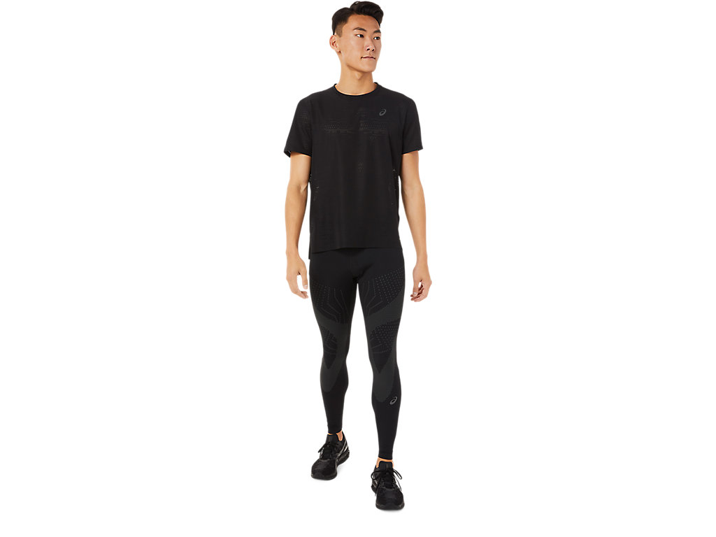 Men's Asics Road Balance Pants Black / Deep Grey | 3502-JNBZO