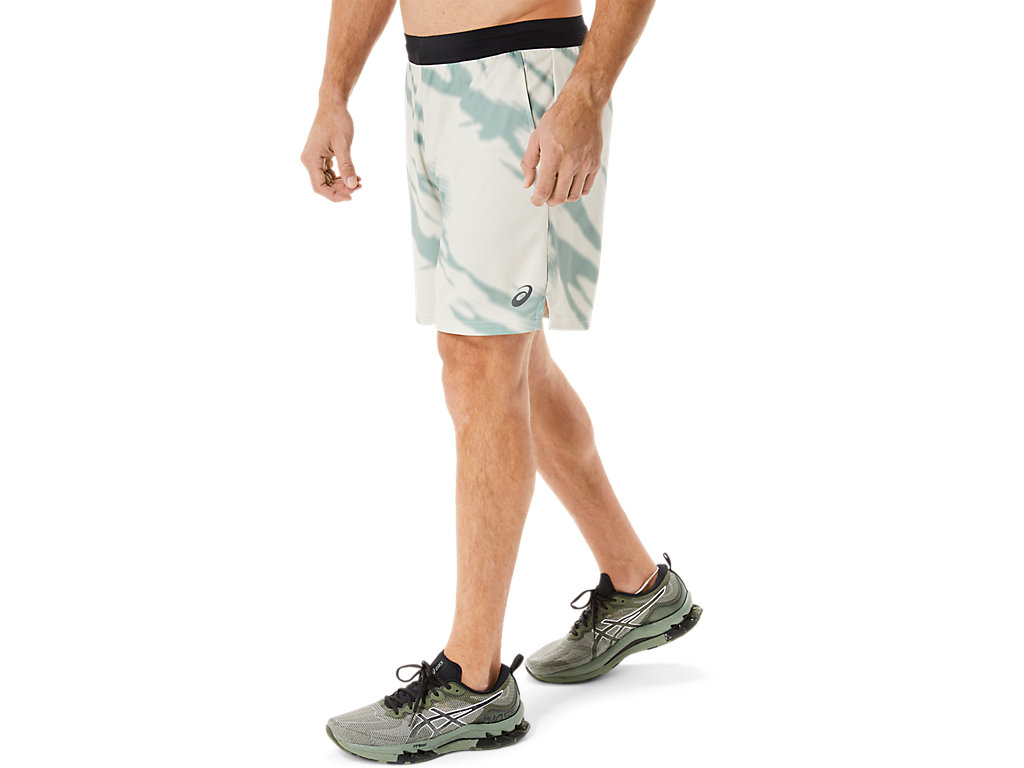 Men's Asics Seasonal All Over Prints Shorts Grey / Grey | 0329-ZXVSA