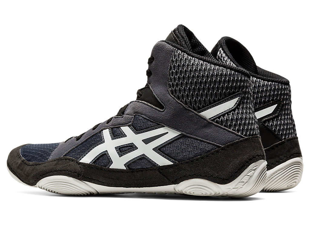 Men's Asics Snapdown 3 Wrestling Shoes Grey / White | 5469-BECHX