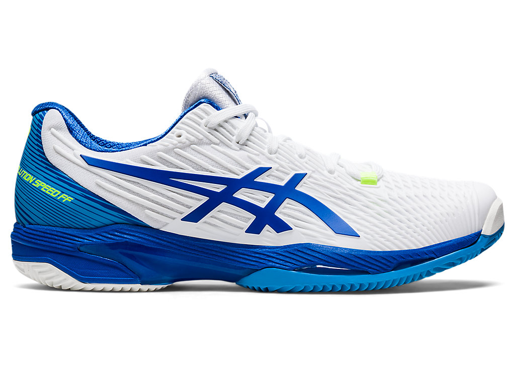 Men\'s Asics Solution Speed Ff 2 Clay Tennis Shoes White / Blue | 4721-VXTRA