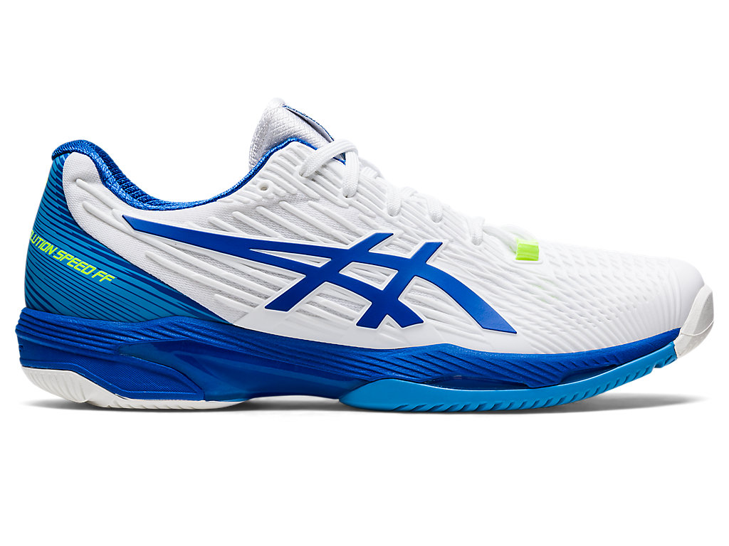 Men\'s Asics Solution Speed Ff 2 Tennis Shoes White / Blue | 2047-KHVPM