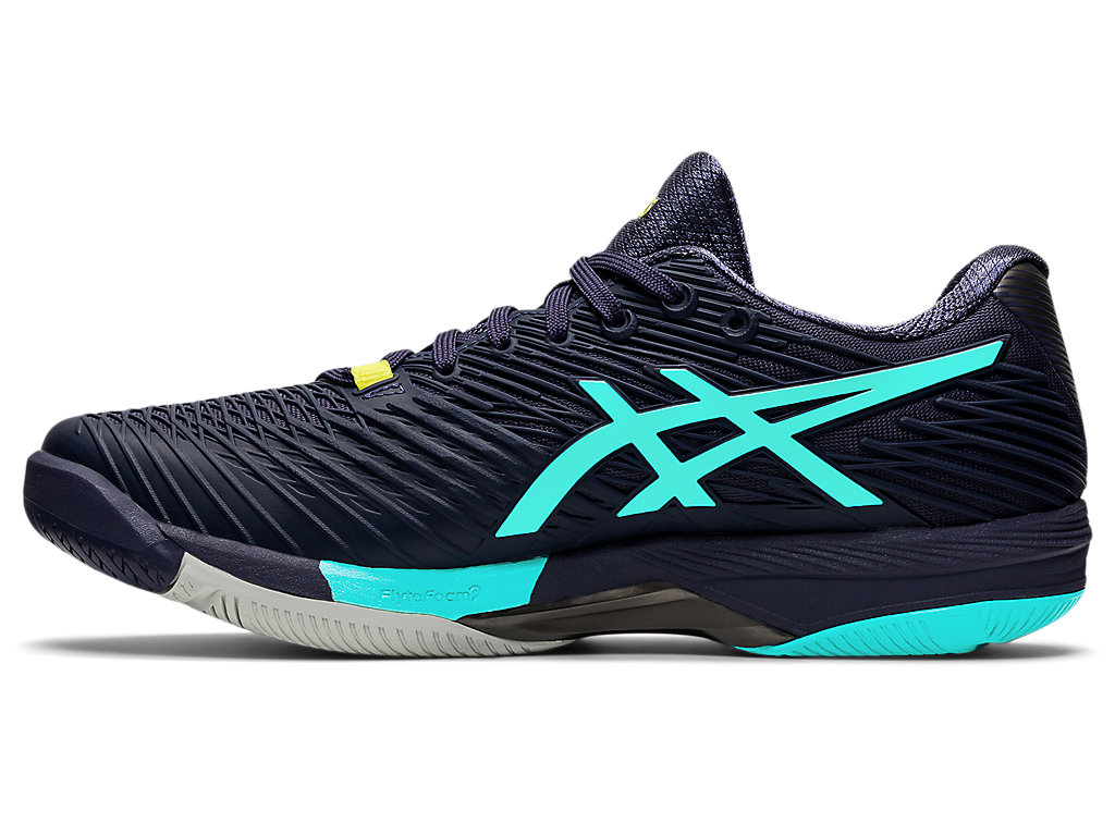 Men's Asics Solution Speed Ff Tennis Shoes Indigo / Mint | 2456-OTJHD