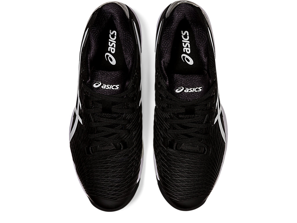 Men's Asics Solution Speed Ff Tennis Shoes Black / White | 9063-KGSCI