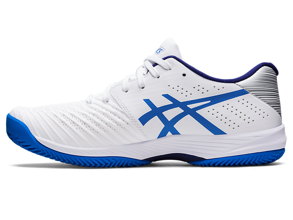 Men's Asics Solution Swift Ff Clay Tennis Shoes White / Blue | 5264-BGHYA