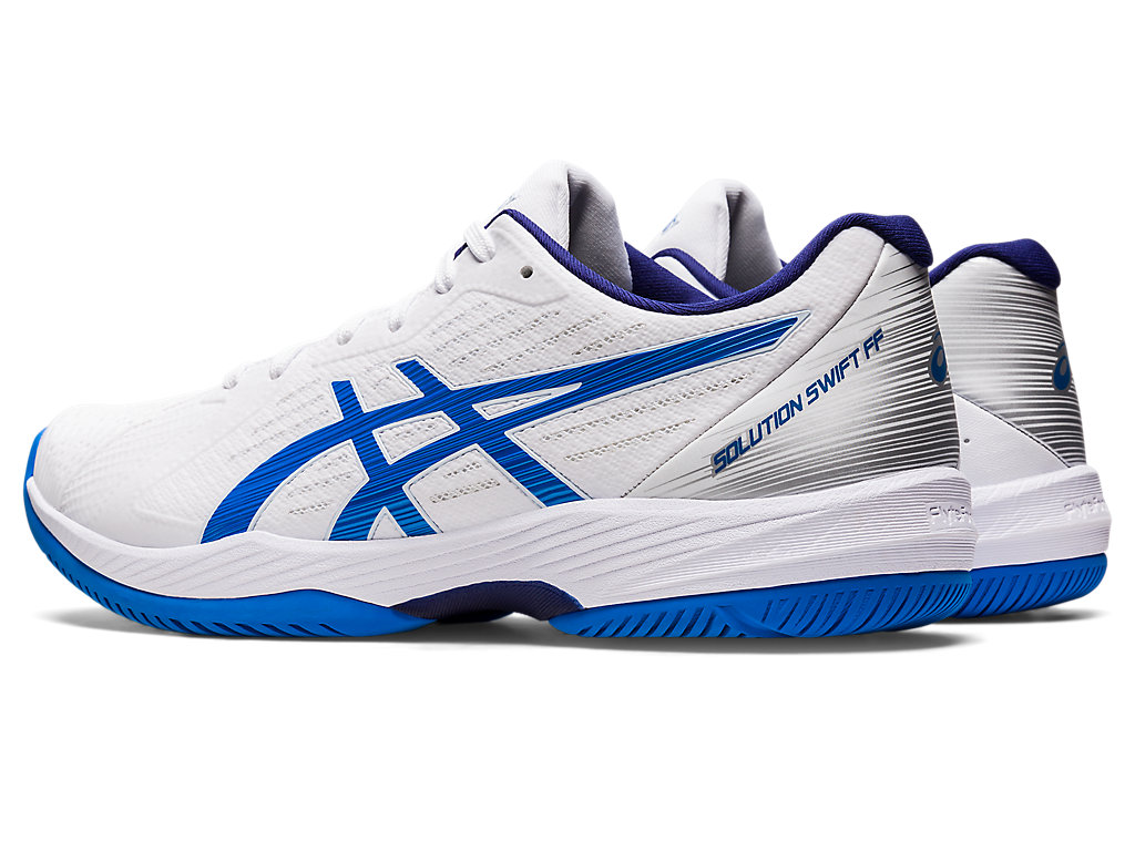 Men's Asics Solution Swift Ff Tennis Shoes White / Blue | 0659-YSHVM