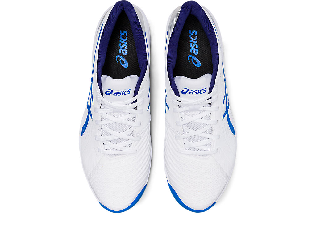 Men's Asics Solution Swift Ff Tennis Shoes White / Blue | 0659-YSHVM