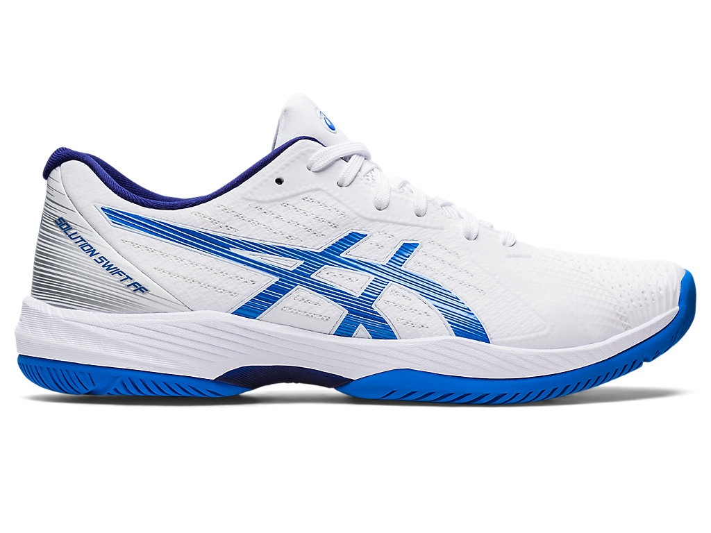 Men\'s Asics Solution Swift Ff Tennis Shoes White / Blue | 0659-YSHVM