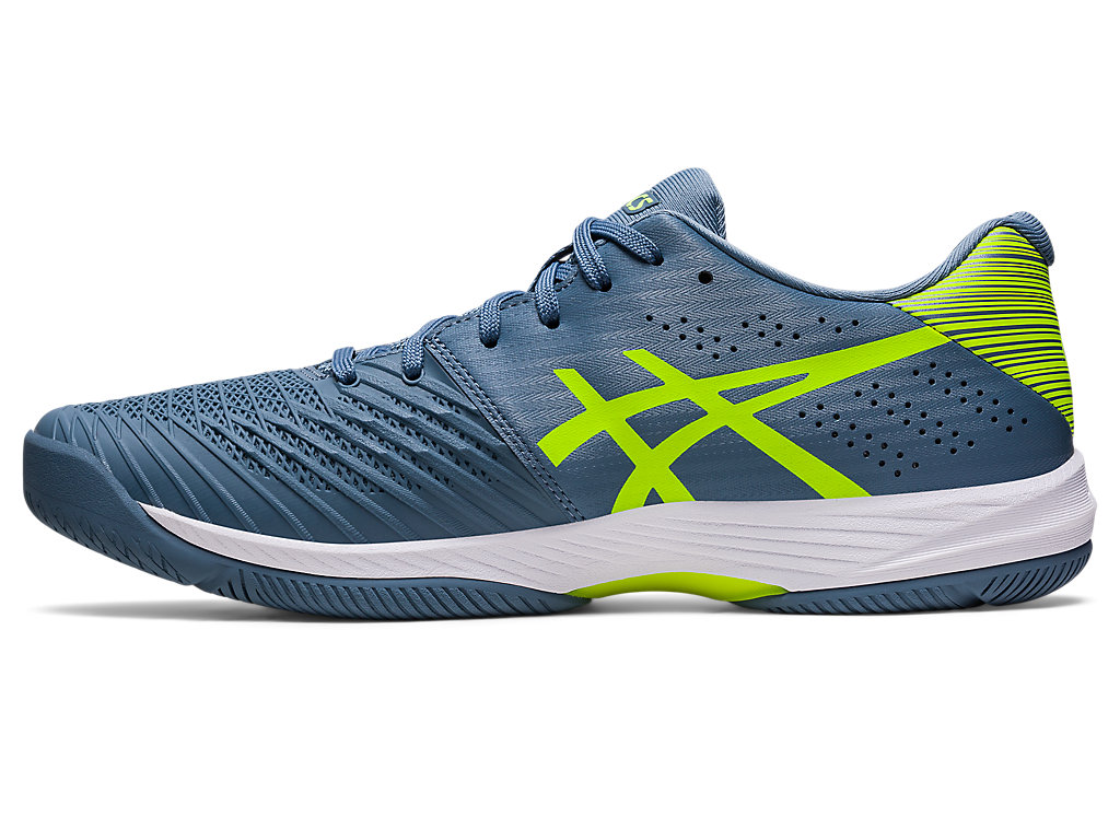 Men's Asics Solution Swift Ff Tennis Shoes Grey Blue / Green | 1658-UHAPS