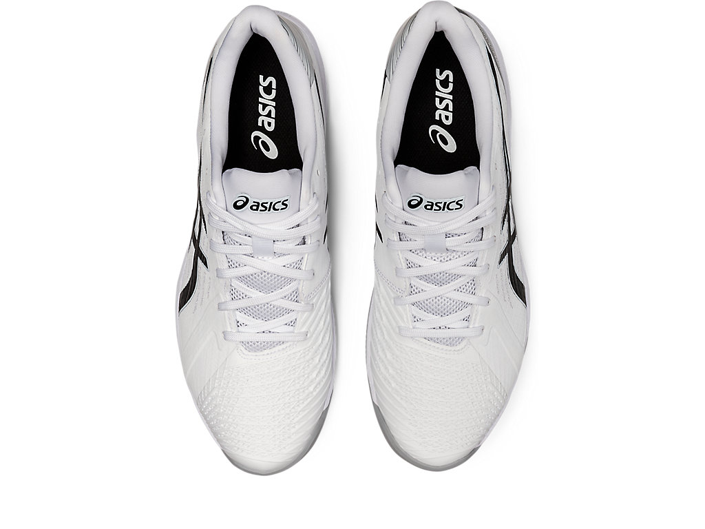 Men's Asics Solution Swift Ff Tennis Shoes White / Black | 6310-VNUIG