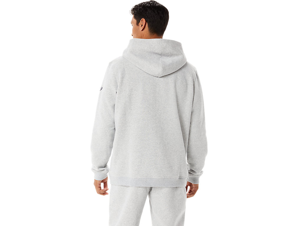 Men's Asics Sunday Fleece Hoodie Light Grey | 3107-FCLKV