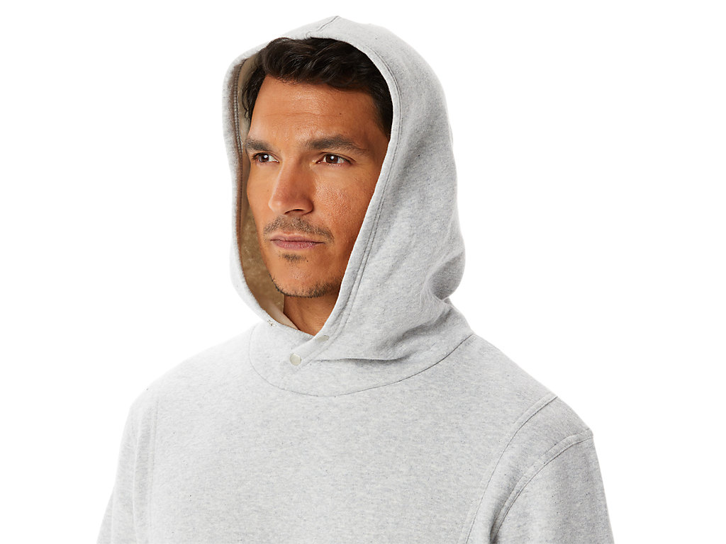 Men's Asics Sunday Fleece Hoodie Light Grey | 3107-FCLKV