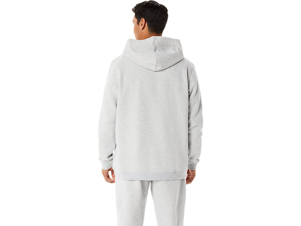 Men's Asics Sunday Fleece Hoody Wch Hoodie Light Grey | 5120-FTXEB