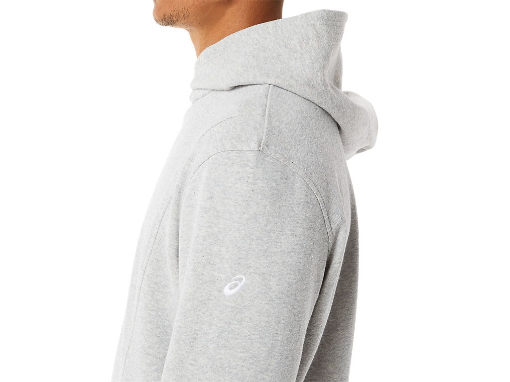 Men's Asics Sunday Fleece Hoody Wch Hoodie Light Grey | 5120-FTXEB