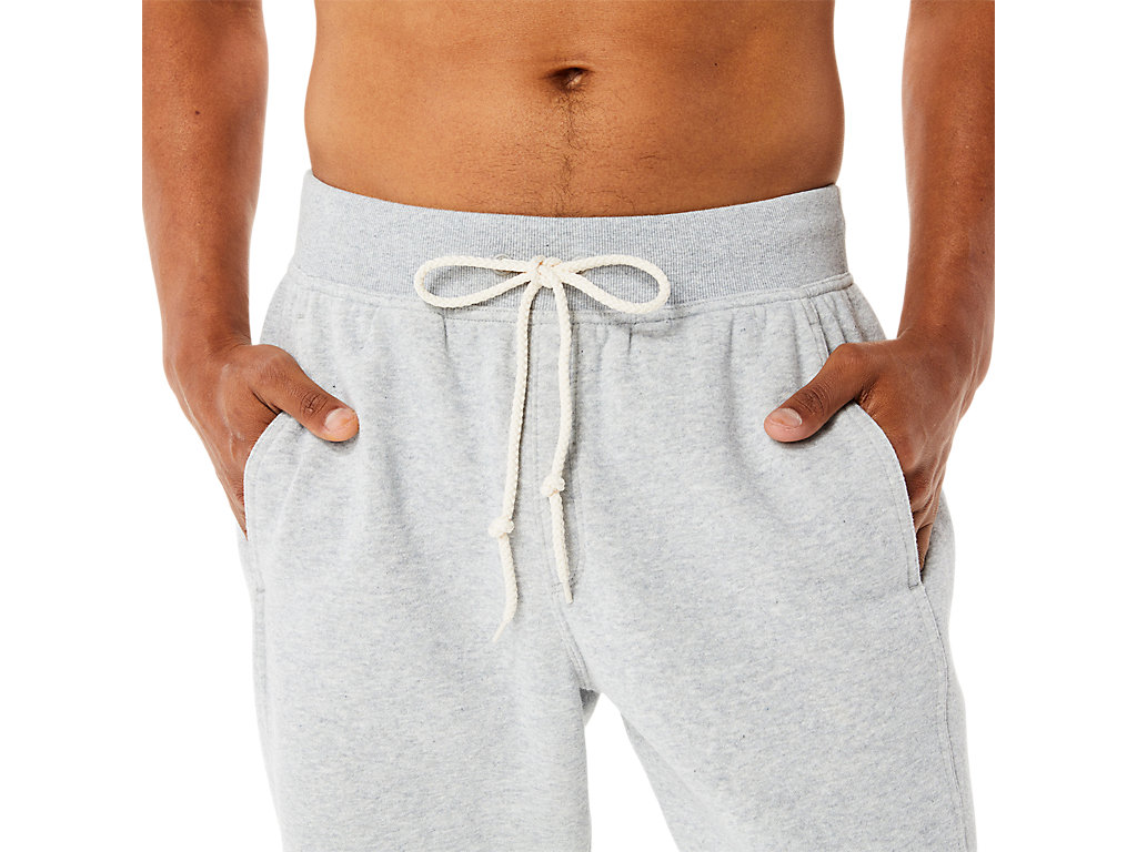 Men's Asics Sunday Fleece Jogger Lam Pants Light Grey | 1789-GYTSD