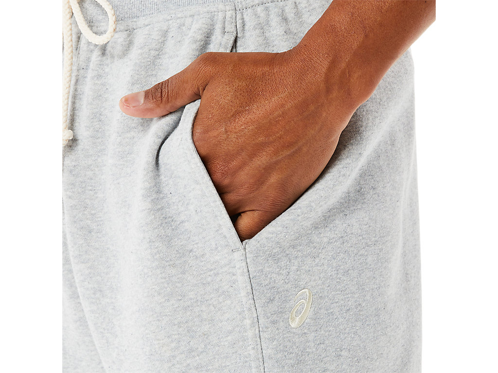 Men's Asics Sunday Fleece Jogger Lam Pants Light Grey | 1789-GYTSD