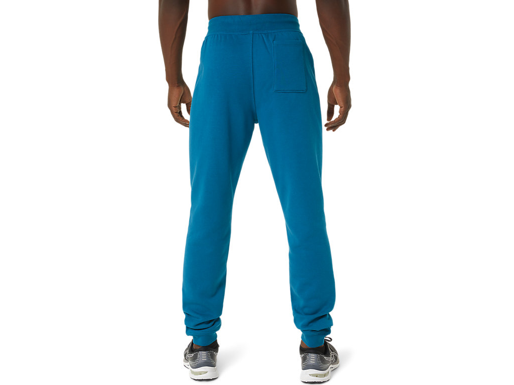 Men's Asics Sunday Sana Fleece Jogger Pants Deep Turquoise | 5938-AMVOP