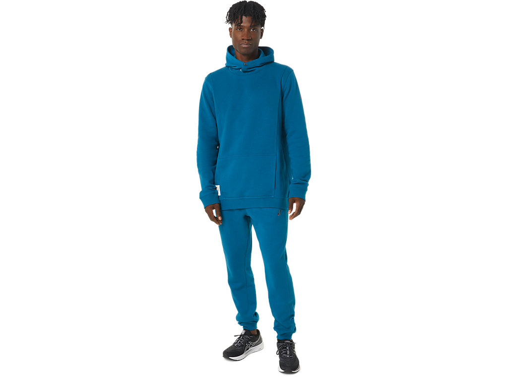 Men's Asics Sunday Sana Fleece Jogger Pants Deep Turquoise | 5938-AMVOP