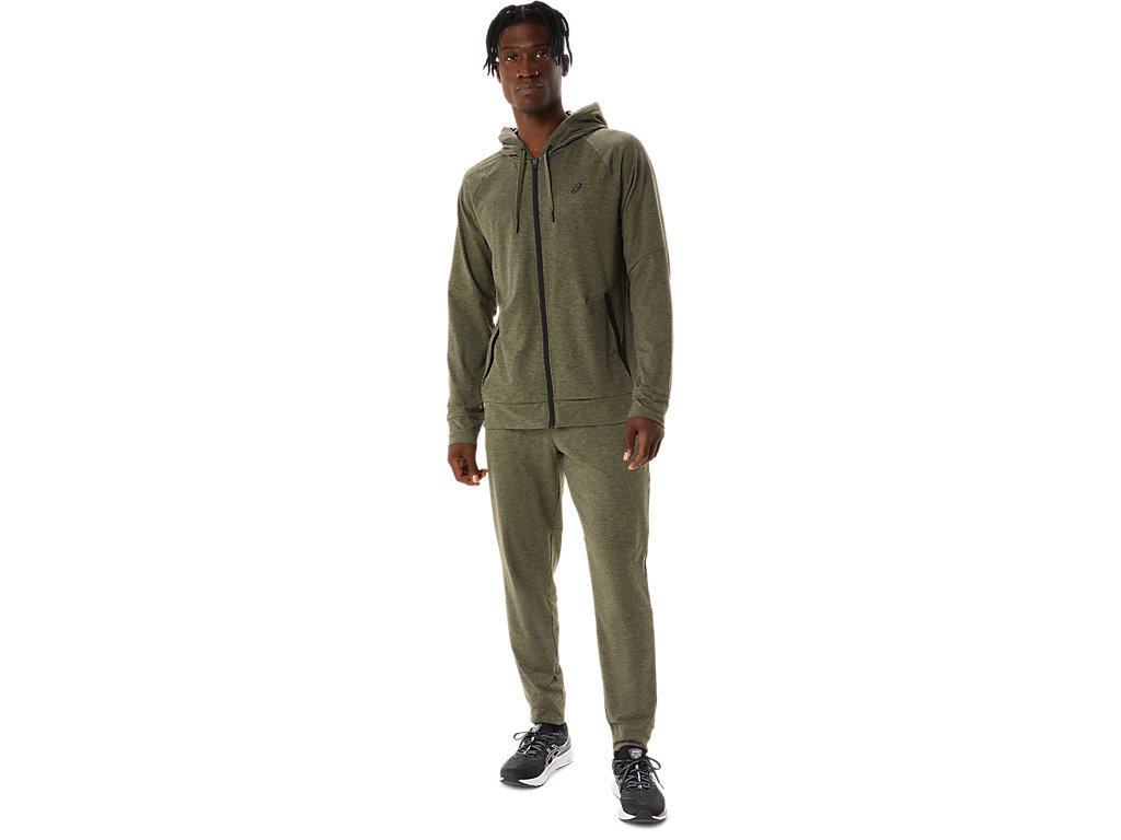 Men's Asics Tech Jogger Pants Green | 8216-QERPU