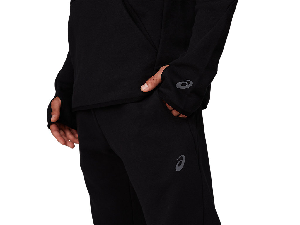 Men's Asics Thermal Pants Black | 3412-EIYUZ