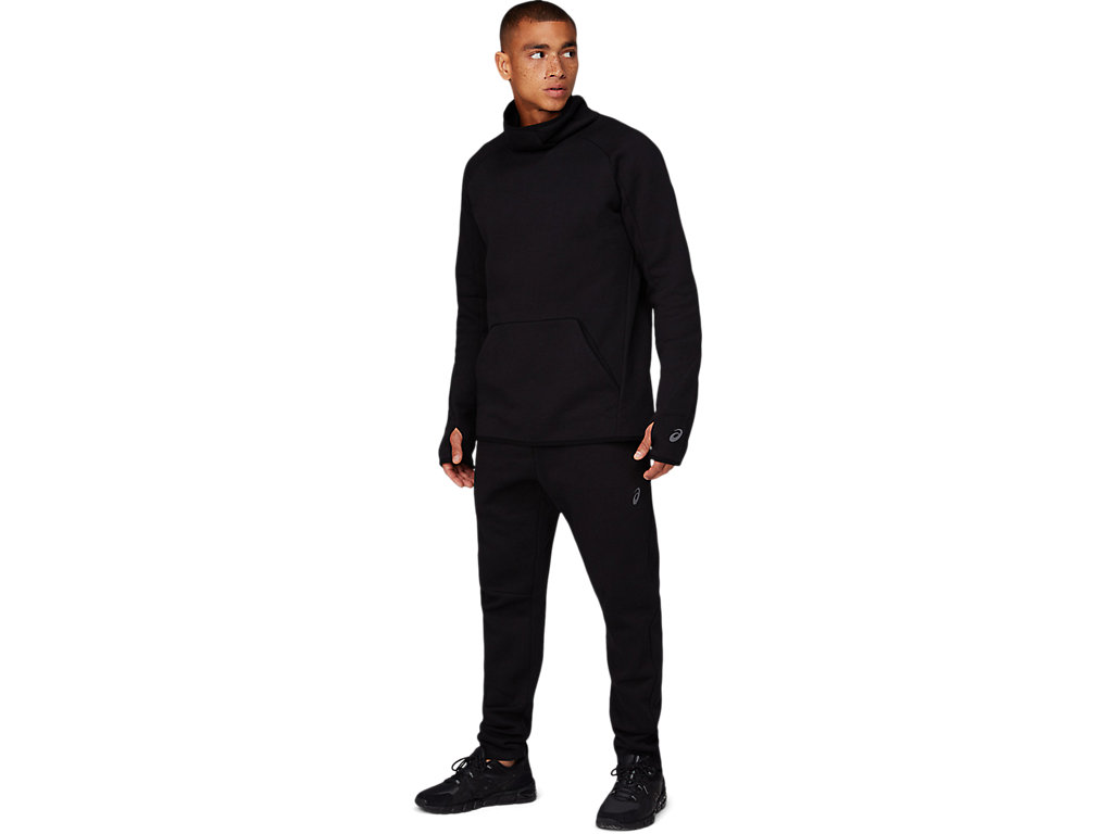 Men's Asics Thermal Pants Black | 3412-EIYUZ