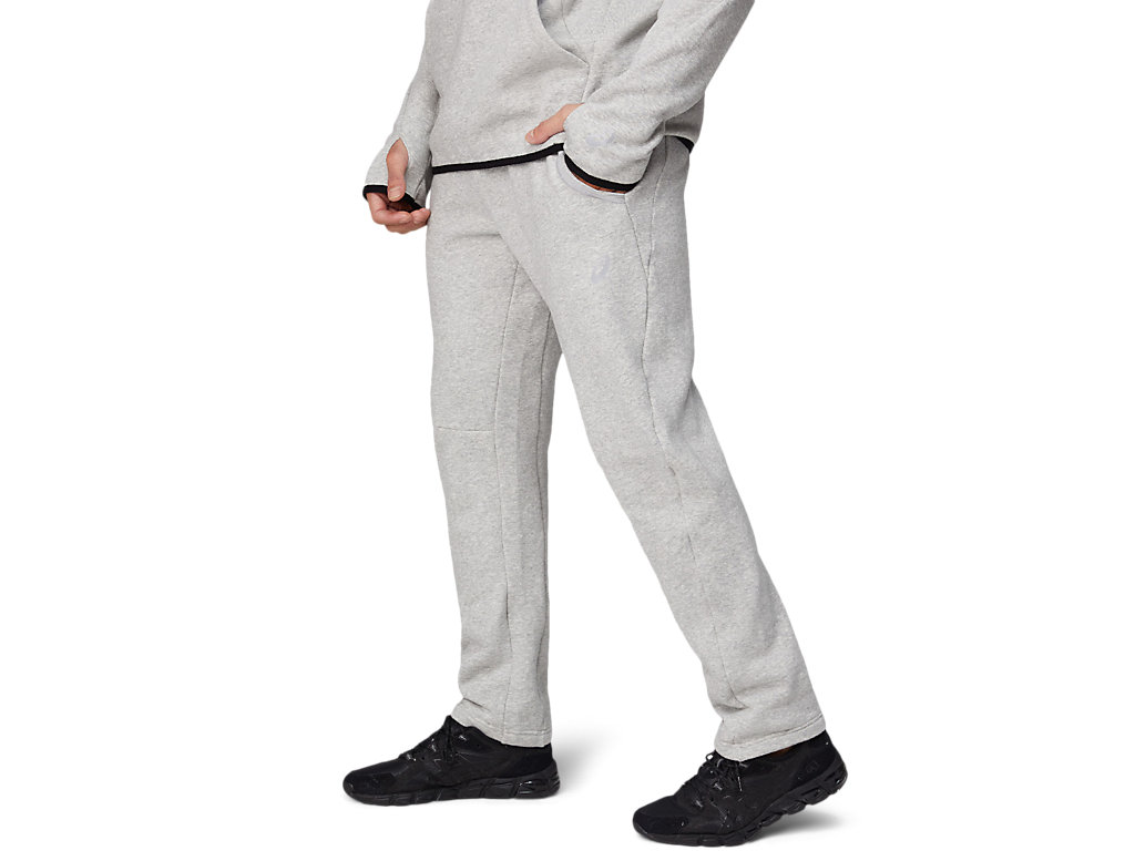 Men's Asics Thermal Pants Grey | 1649-DRVBW